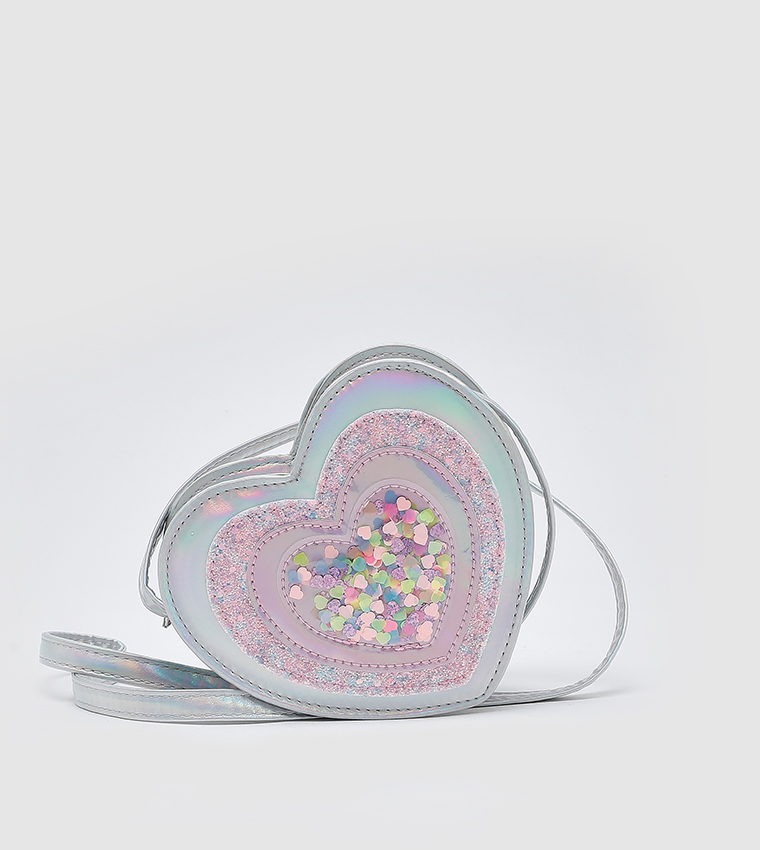 Heart Shape Pink Sling Bag main image 0