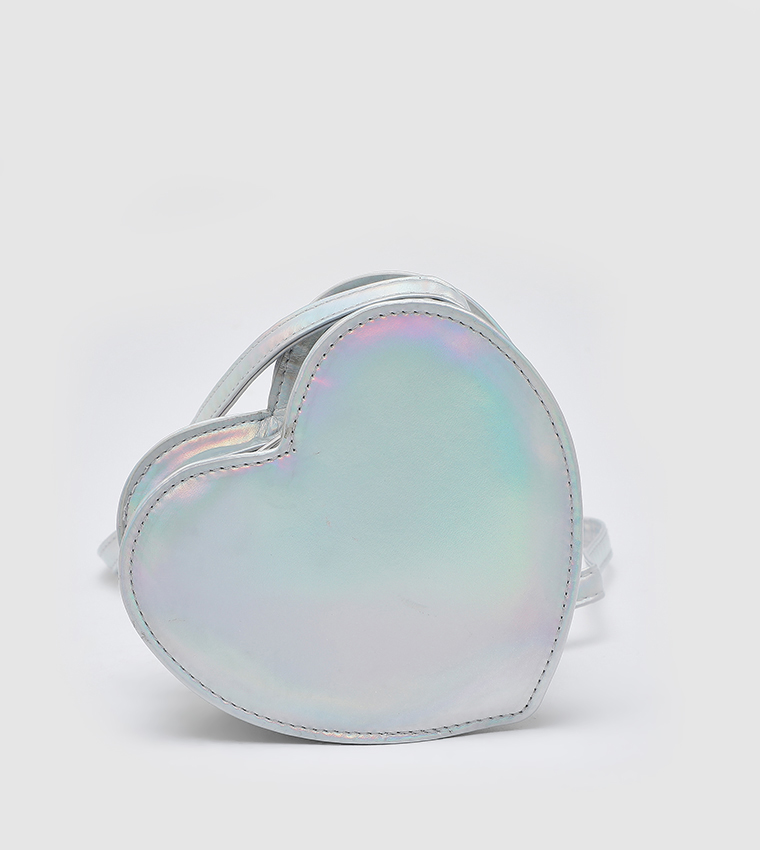 Heart Shape Pink Sling Bag