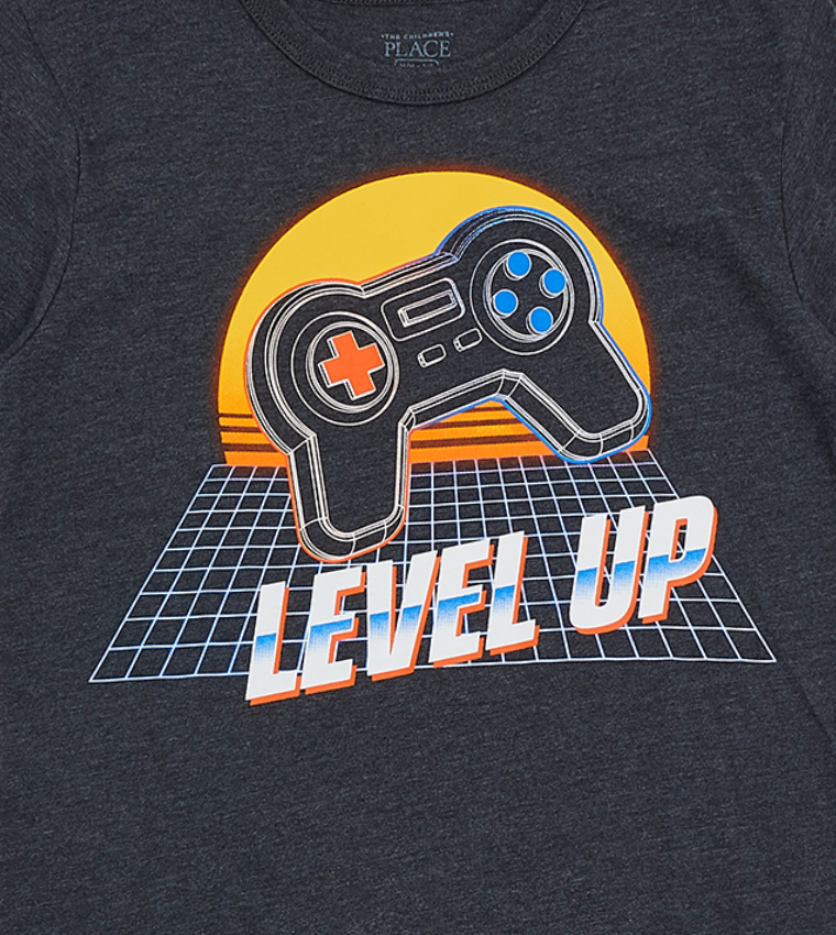 Boy's Level Up Graphic T-Shirt
