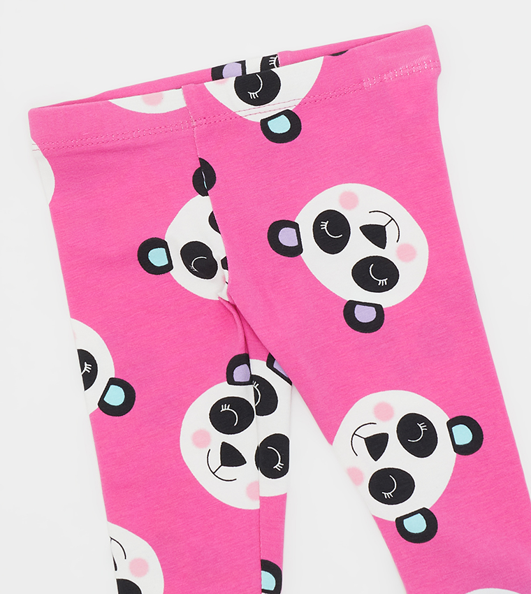 Girl's Graphic Printed Leggings