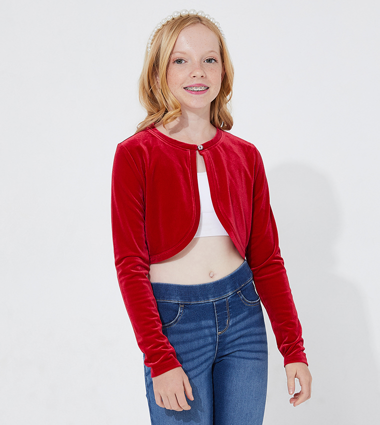 Girls sweater clearance shrug