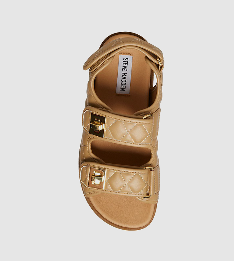 Buy Steve Madden MARGIE Quilted Casual Sandals In Tan 6thStreet UAE
