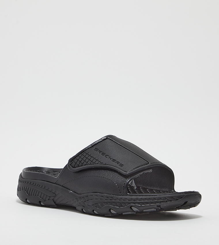 Skechers slides on sale with velcro fastening