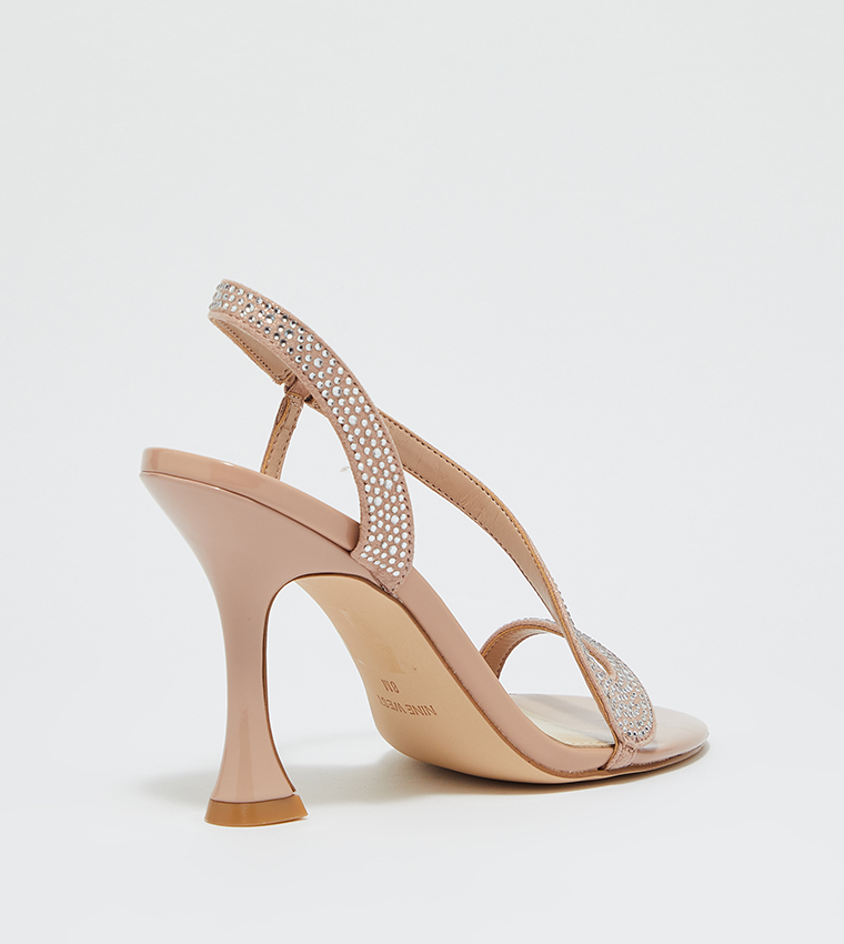 Nine West Immal Vestido Sandals Negras Blue Las Mejores Ofertas En