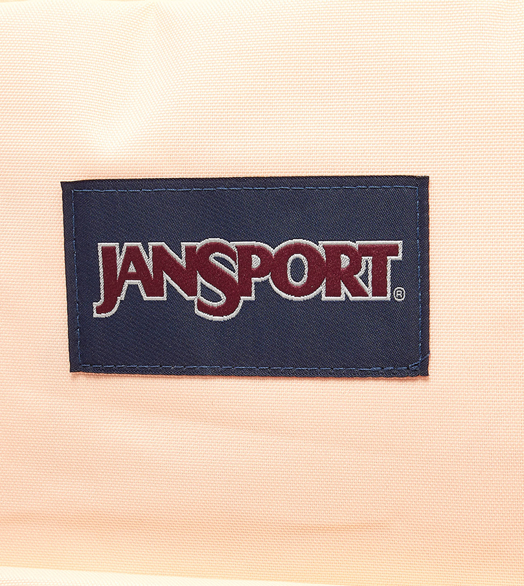 Logo Badge Zipper Backpack