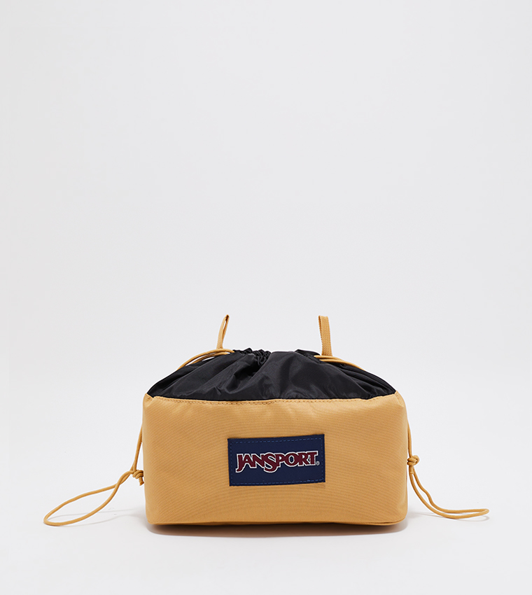 Buy Jansport Logo Badge Drawstring Bag In Brown 6thStreet Qatar