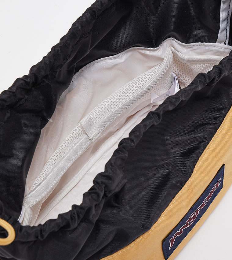 Logo Badge Drawstring Bag