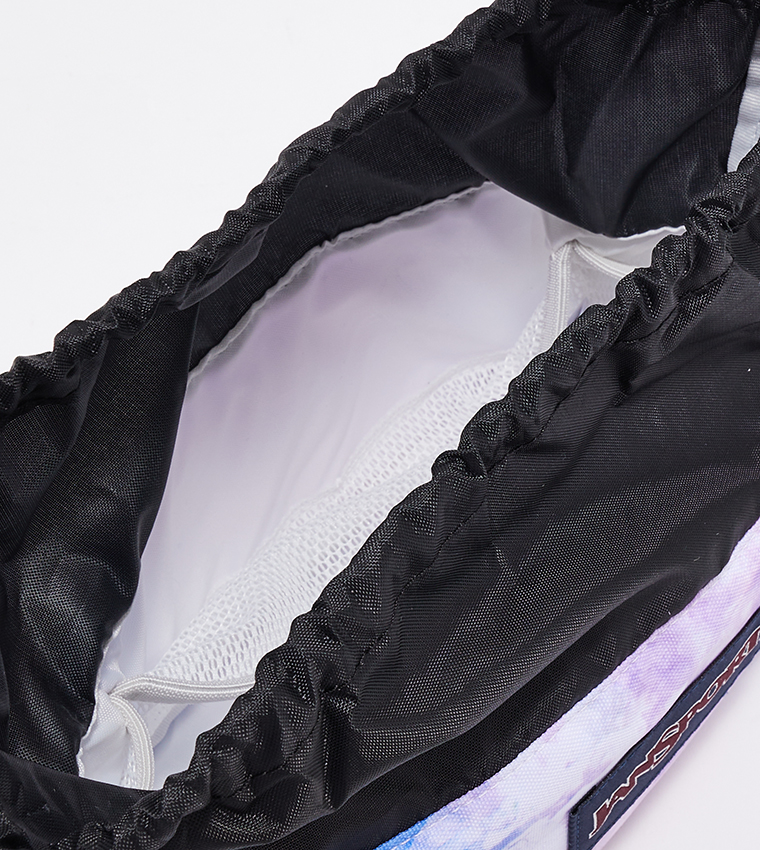 Tie-Dye Logo Badge Drawstring Bag