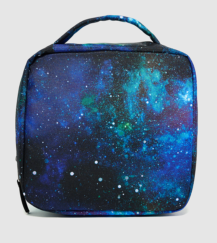 Printed Top-Handle Lunch Bag