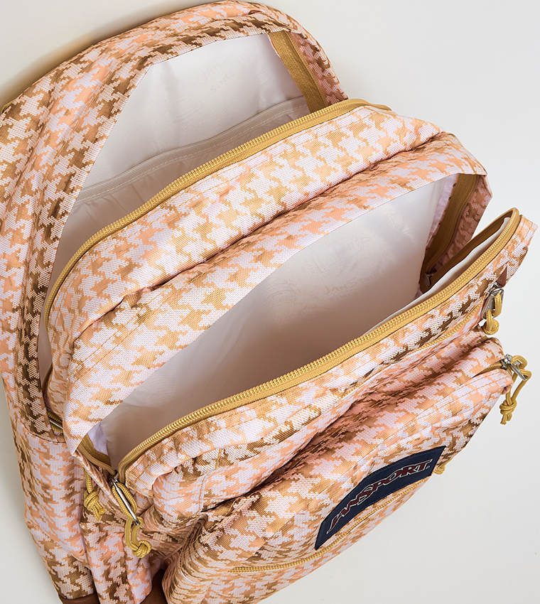 Patterned Front Pocket Backpack