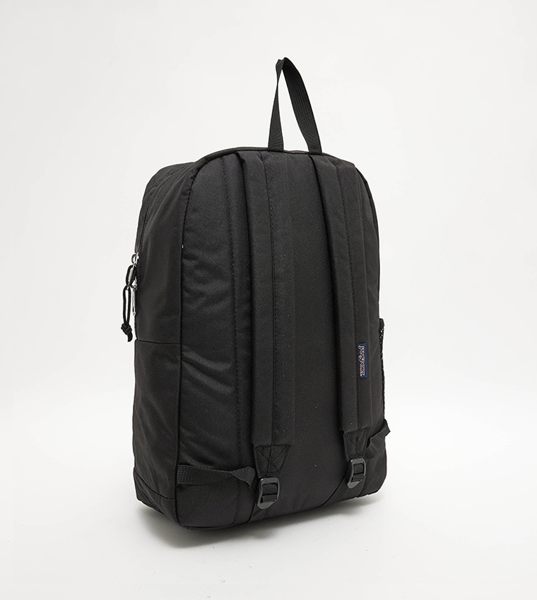 Logo Badge Zipper Backpack