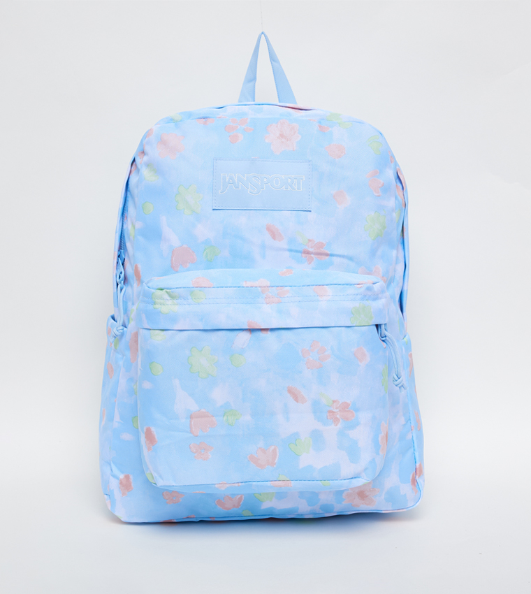 Floral Printed Front Pocket Backpack