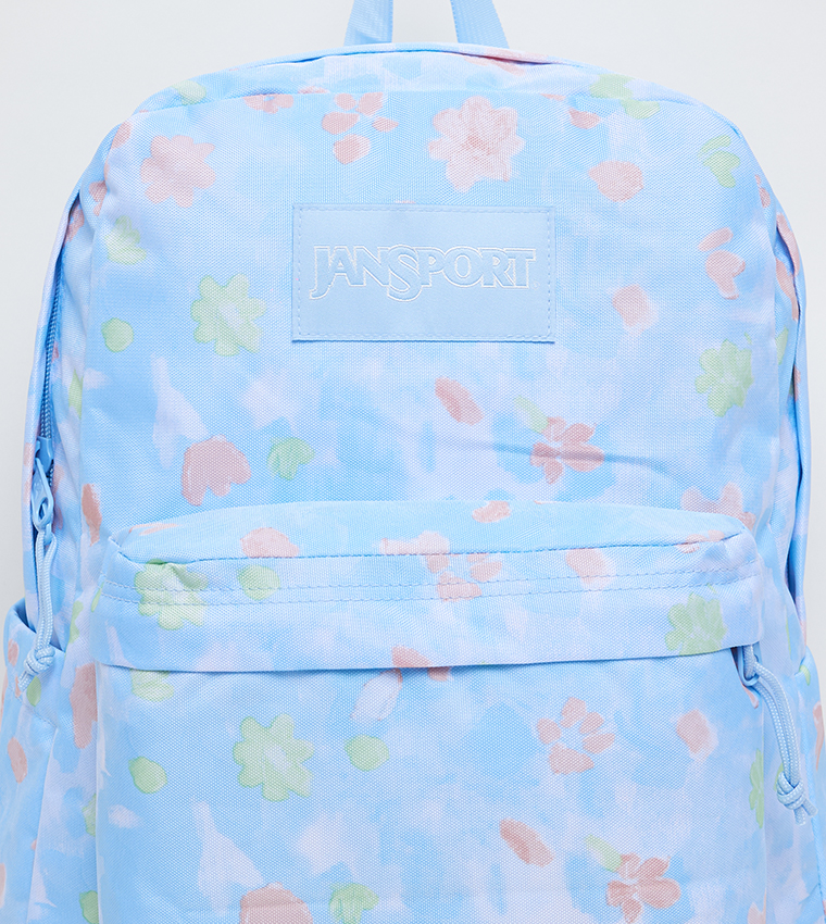 Floral Printed Front Pocket Backpack