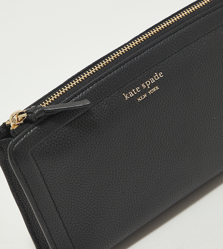 Textured Zip Closure Crossbody Bag