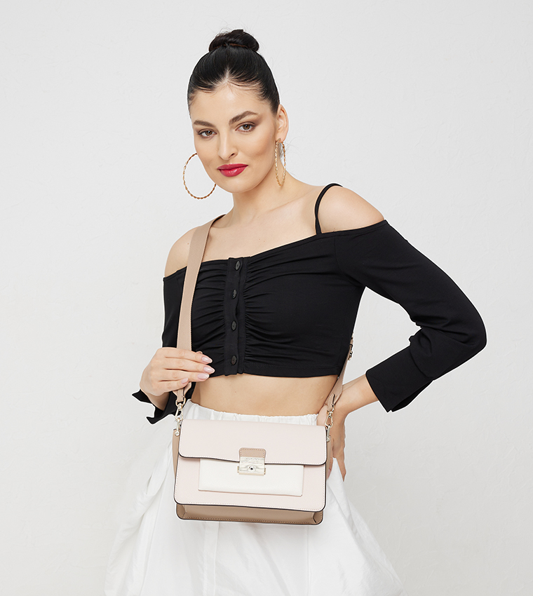 Magnetic Lock Shoulder Bag