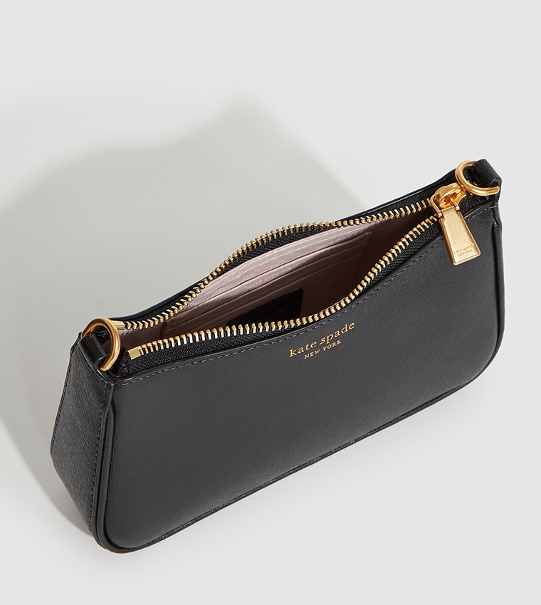 Textured Shoulder Bag with Wallet