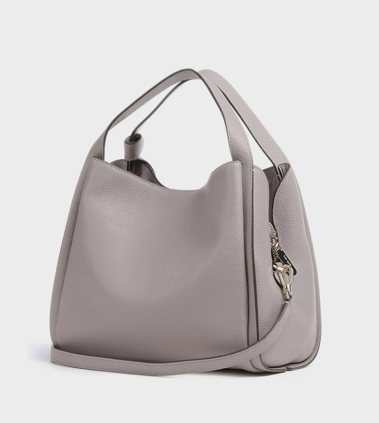 Textured Shoulder Bag