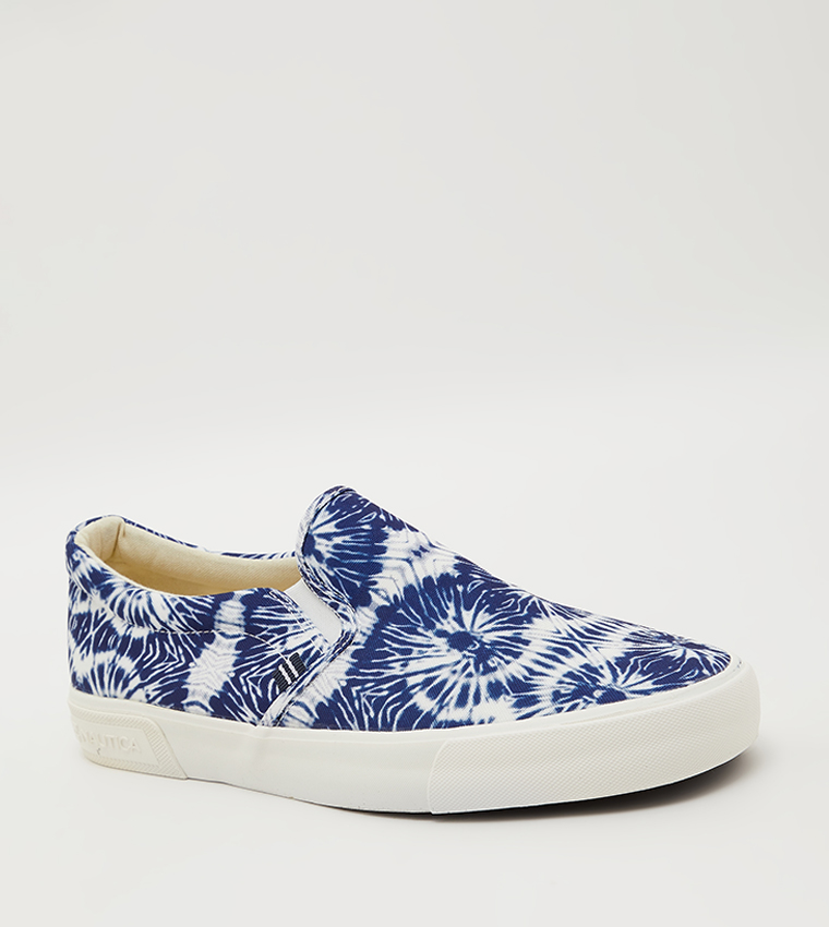 Candler Tie Dye Printed Slip On Shoes