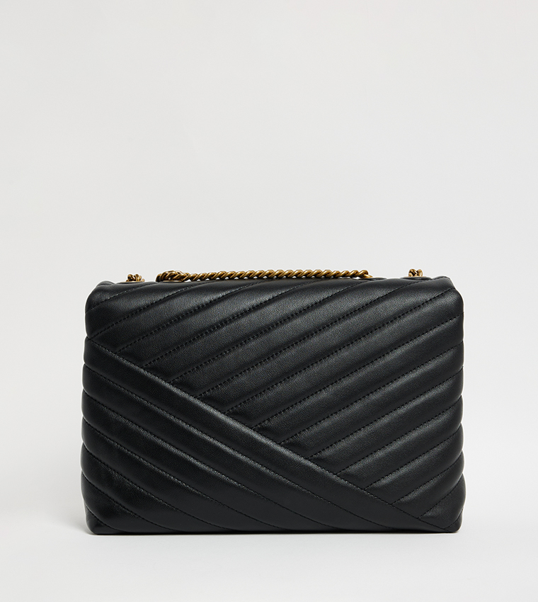 KIRA Quilted Flap Convertible Shoulder Bag