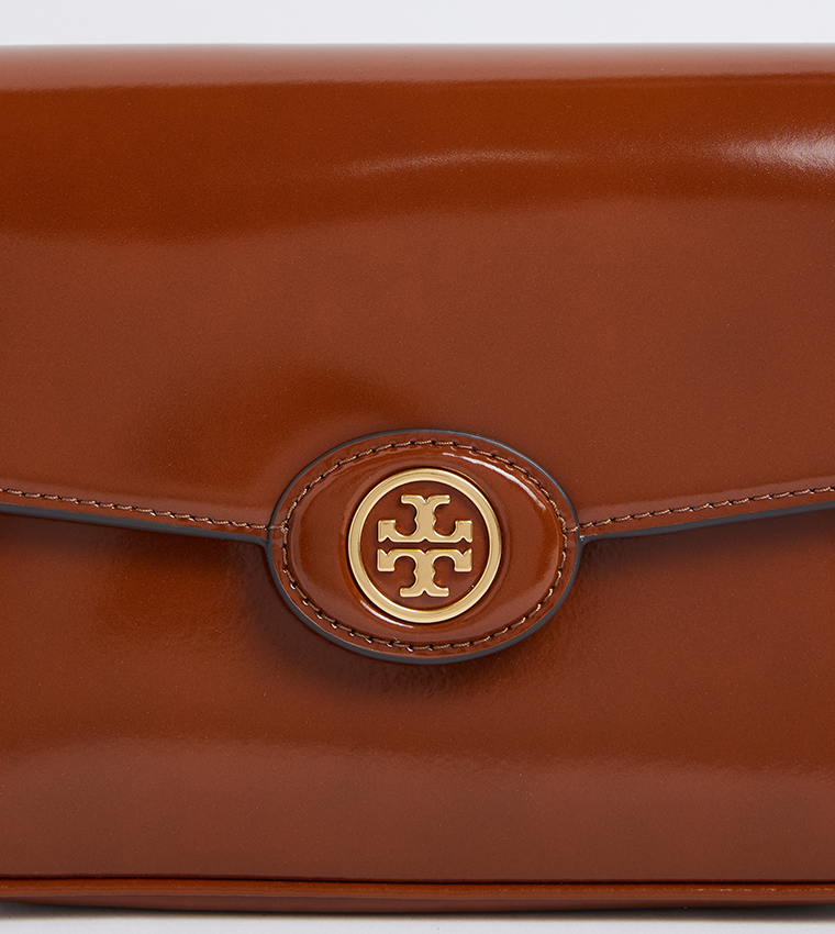 ROBINSON SPAZZOLATO Textured Flap Convertible Shoulder Bag