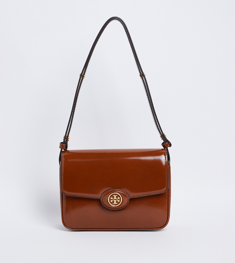 ROBINSON SPAZZOLATO Textured Flap Convertible Shoulder Bag