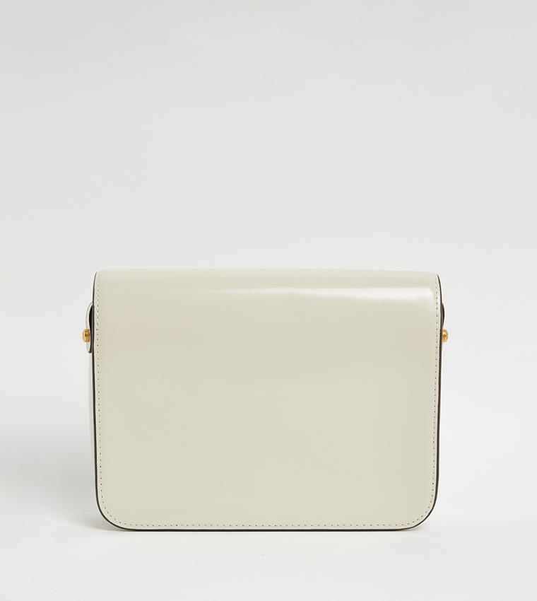 ROBINSON SPAZZOLATO Textured Flap Convertible Shoulder Bag