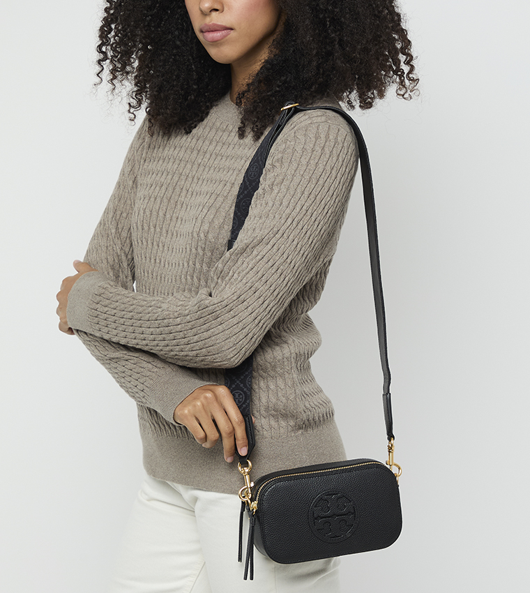 MILLER Monogram Detail Crossbody Bag