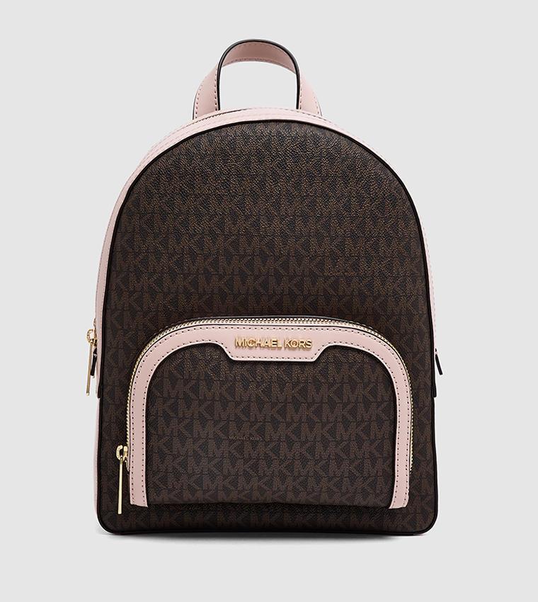 JAYCEE Monogram Front Pocket Backpack