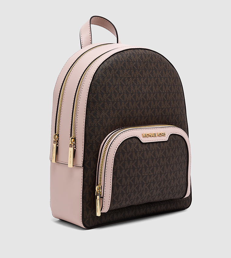 JAYCEE Monogram Front Pocket Backpack