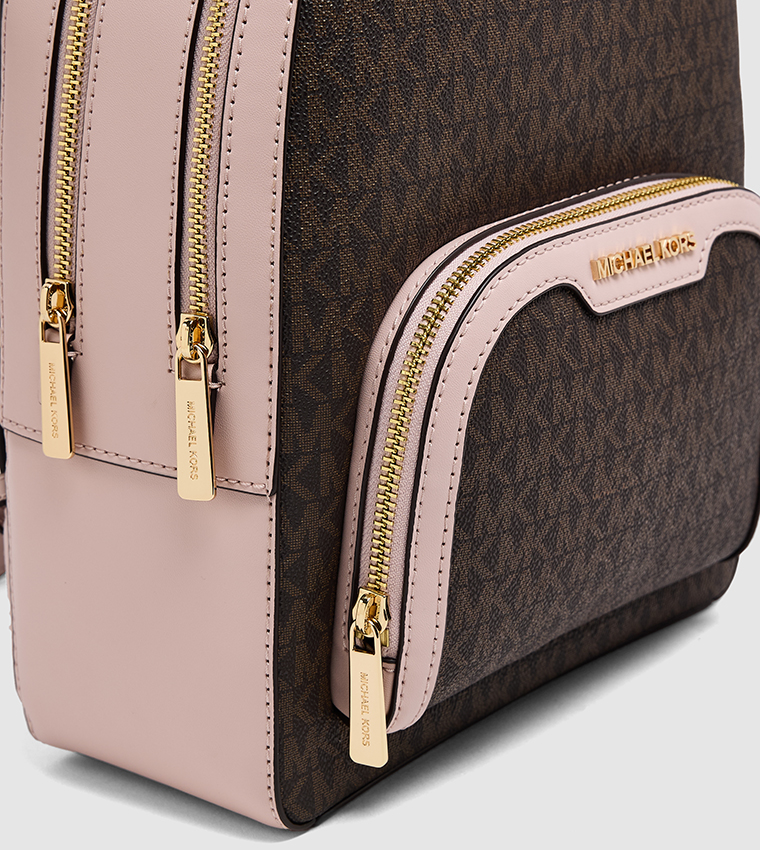 JAYCEE Monogram Front Pocket Backpack
