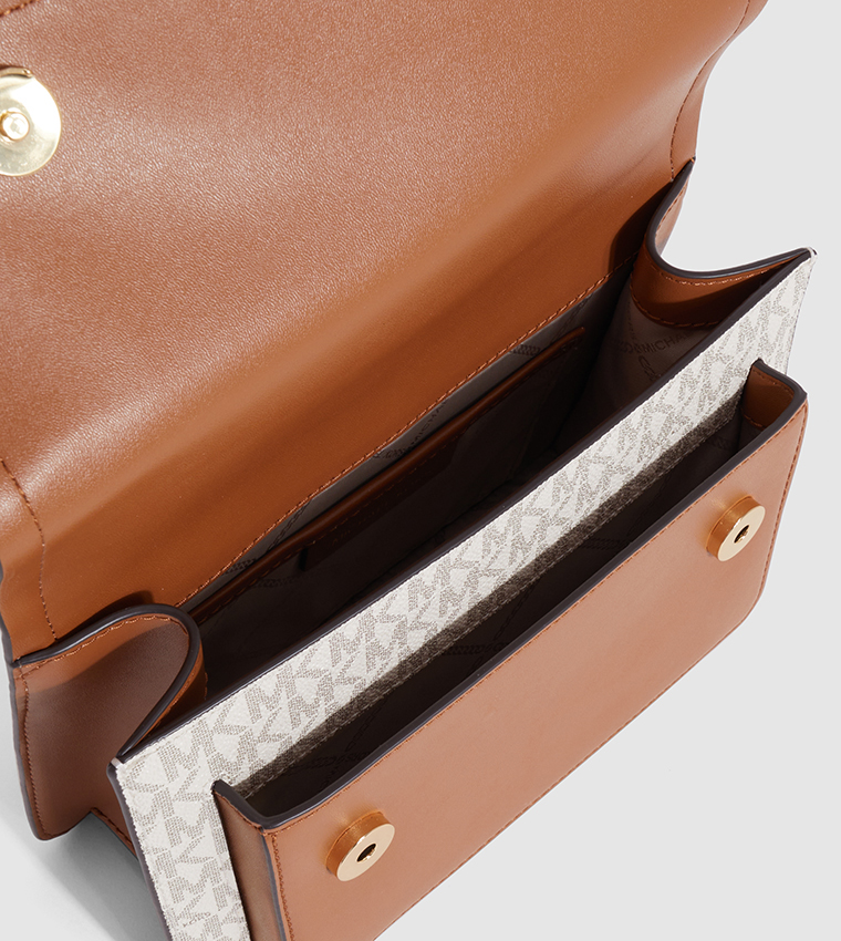 HEATHER Monogram Convertible Shoulder Bag