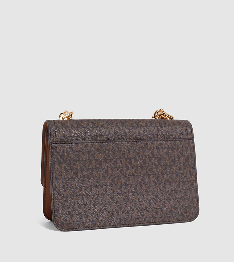 HEATHER Monogram Convertible Shoulder Bag