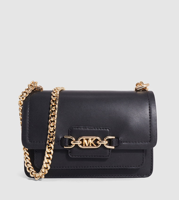 HEATHER Monogram Detail Crossbody Bag