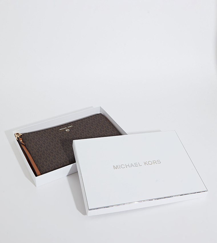 Logo Monogram Zip Wallet