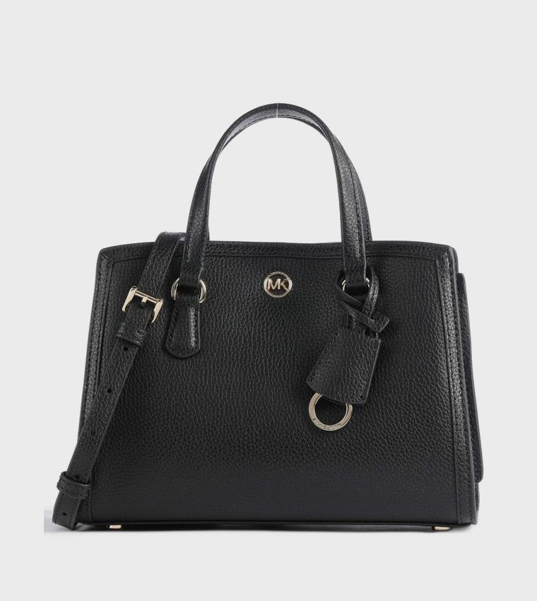 Textured Satchel Bag