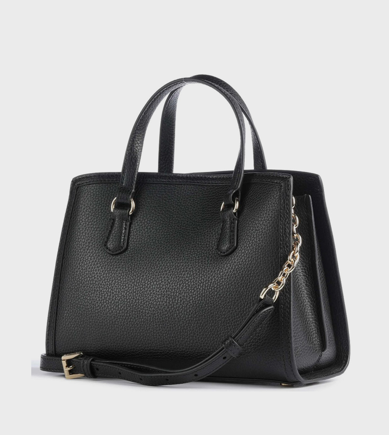Textured Satchel Bag