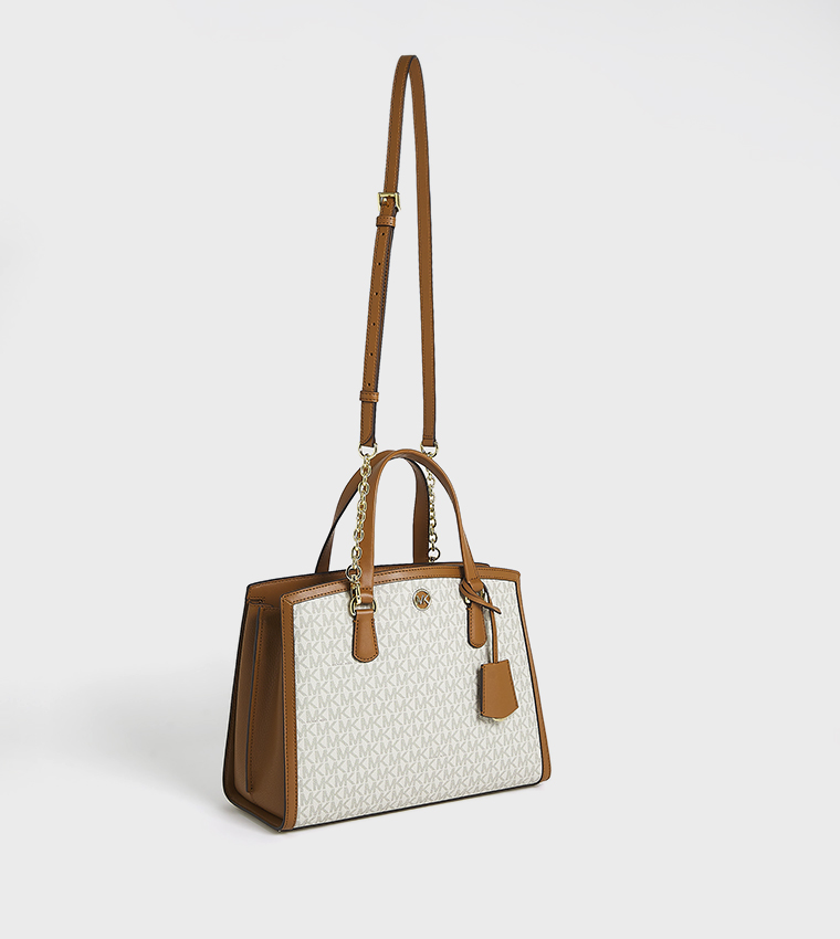 Monogram Patterned Tote Bag