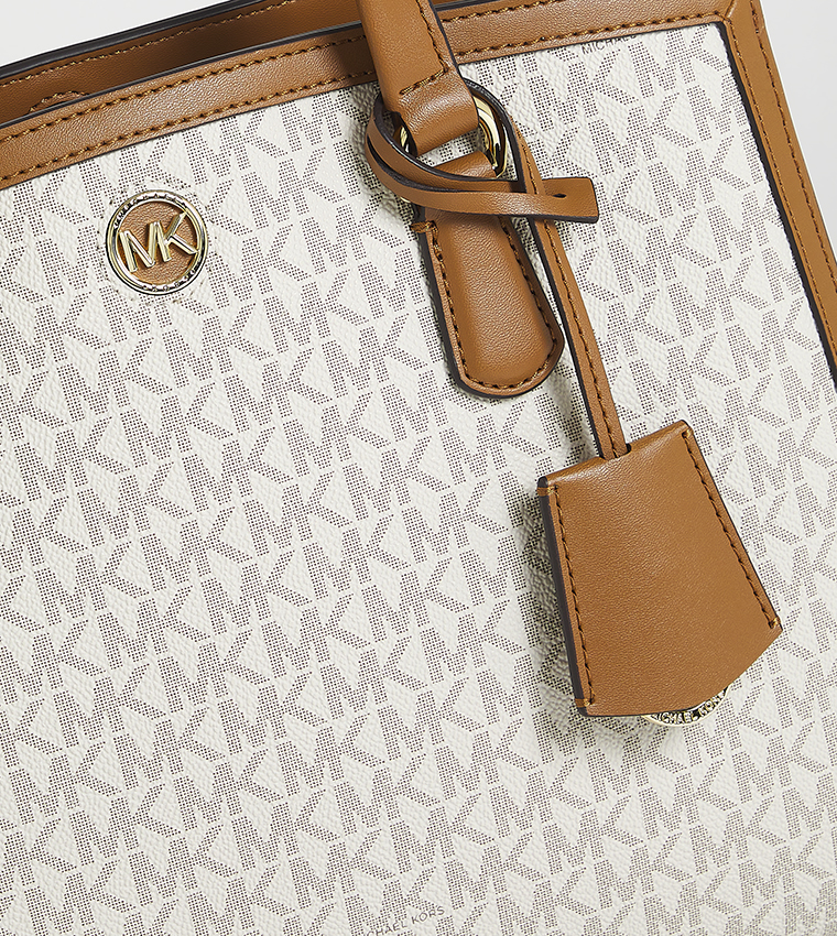 Monogram Patterned Tote Bag