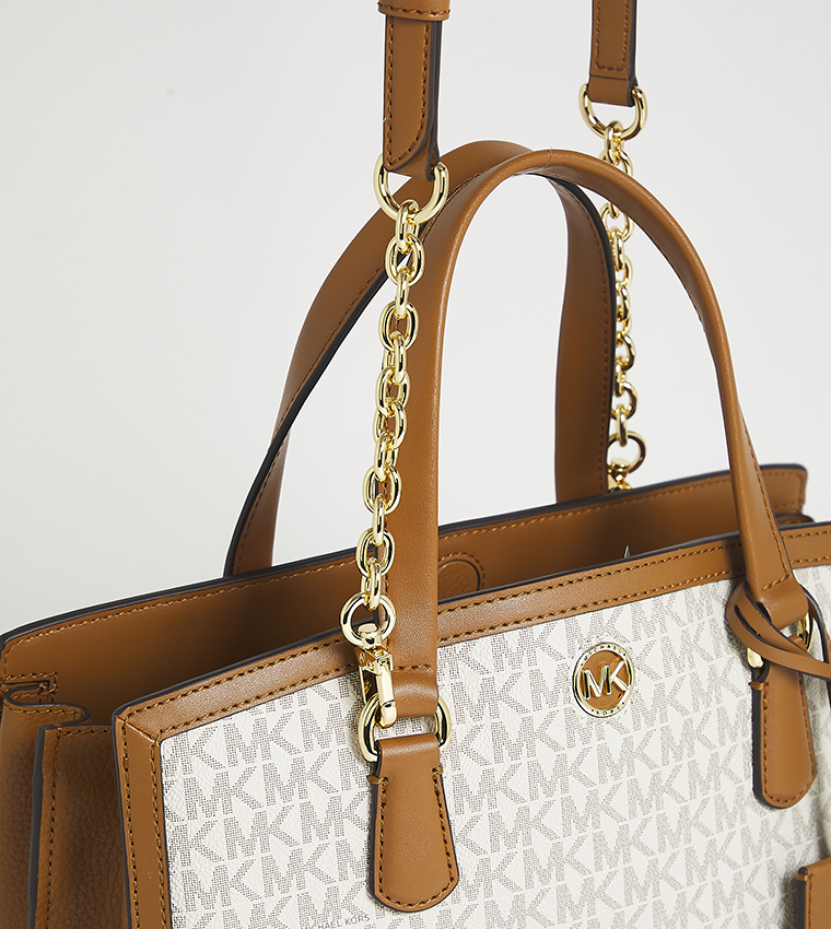 Monogram Patterned Tote Bag