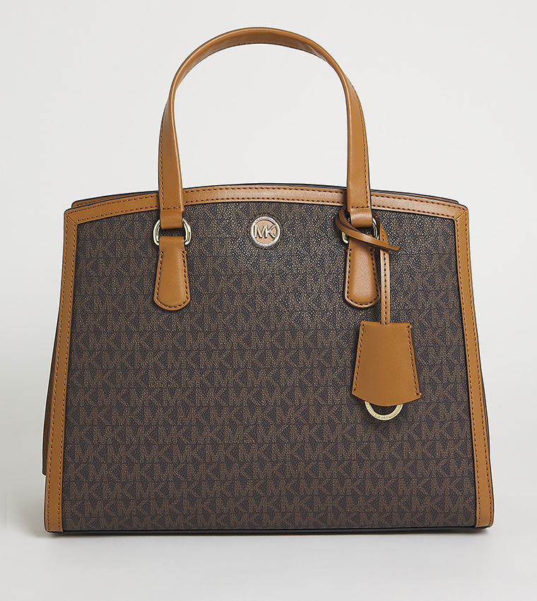 Monogram Patterned Tote Bag