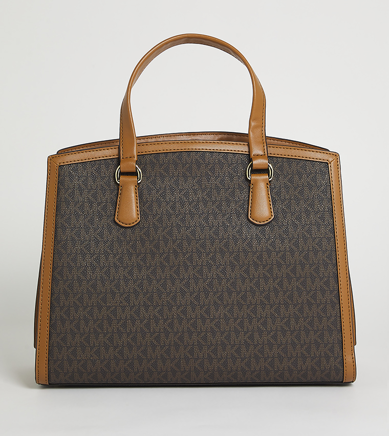 Monogram Patterned Tote Bag