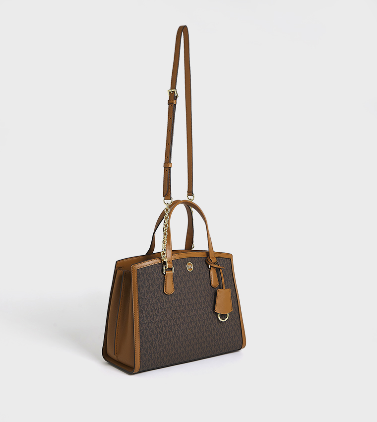 Monogram Patterned Tote Bag