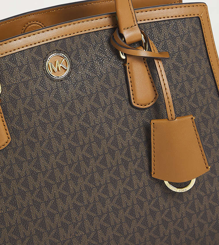Monogram Patterned Tote Bag