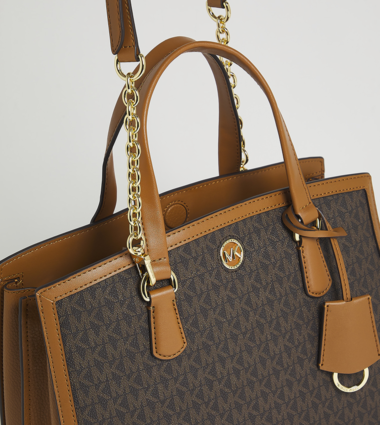 Monogram Patterned Tote Bag