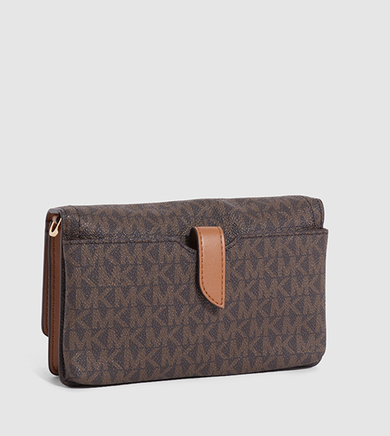 HEATHER Monogram Patterned Wallet with Sling