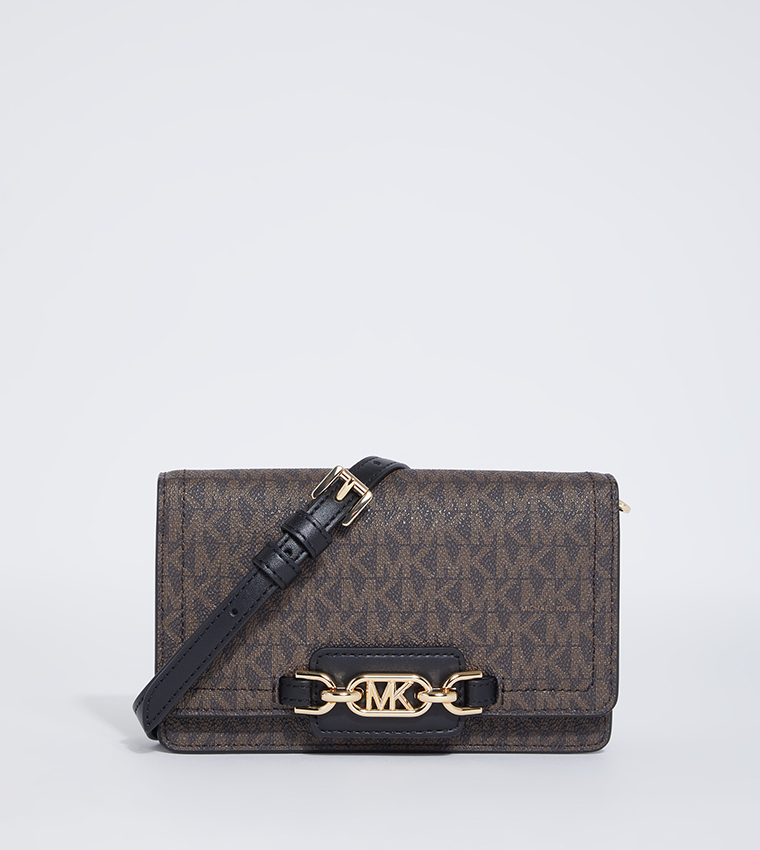 HEATHER Monogram Patterned Crossbody Bag