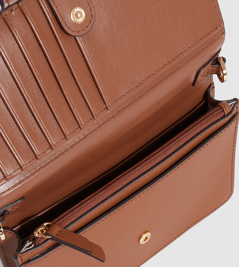 HEATHER Monogram Detail Wallet with Sling