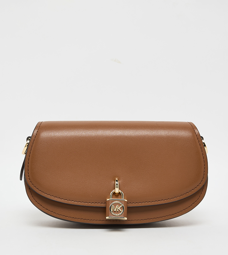 MILA Logo Detail Flap Crossbody Bag