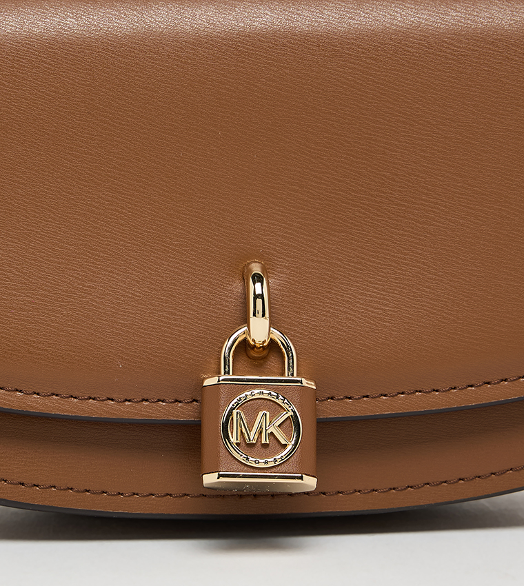 MILA Logo Detail Flap Crossbody Bag