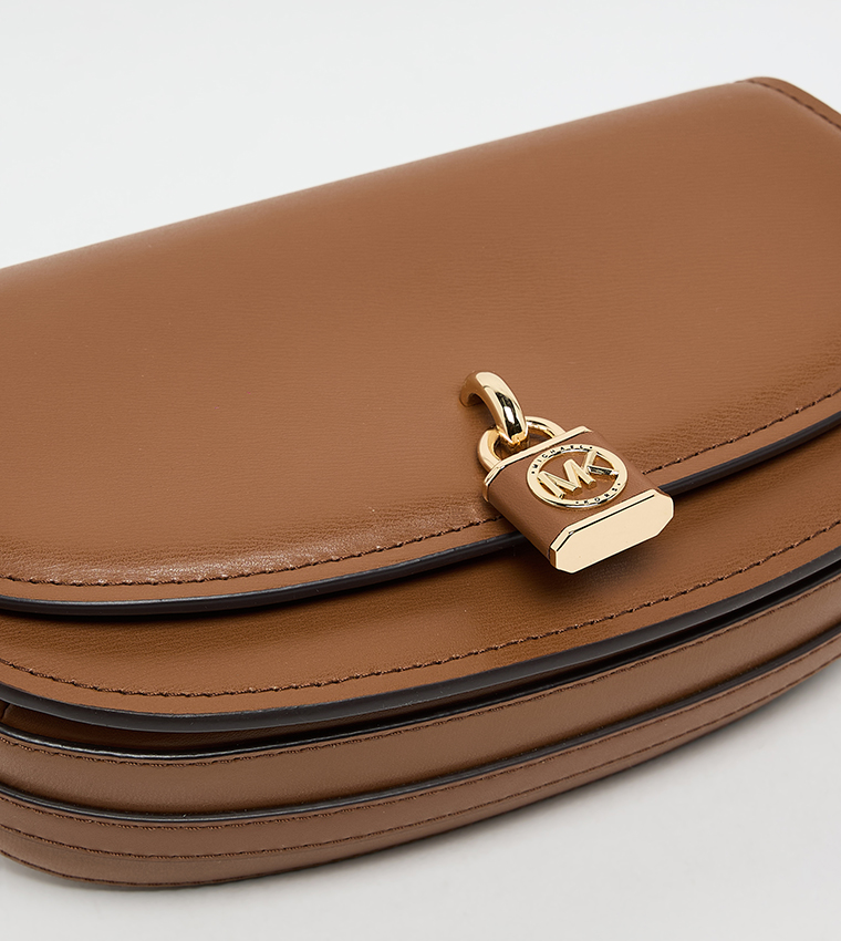MILA Logo Detail Flap Crossbody Bag